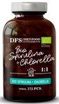 Chlorella + spirulina bio συμπλήρωμα διατροφής 375 ταμπλέτες - DIET-FOOD