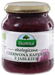 Κόκκινο λάχανο με μήλο bio 340 g - Ekowital