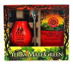 Αποκλειστικό σετ (yerba mate mas energy guarana 400 g, στρώμα, bombilla) - Mate Green