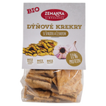 Κολοκυθόσποροι και κράκερς σκόρδου bio 100 g - ZEMANKA