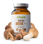 Εκχύλισμα μανιταριού Shiitake (400 mg) συμπλήρωμα διατροφής χωρίς γλουτένη 90 κάψουλες - Biowen