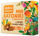 Μίνι μπάρες κάσιους με γεύση mango lassi χωρίς προσθήκη ζάχαρης (6 x 17 g) 102 g - Καλή Καλοκαιρία