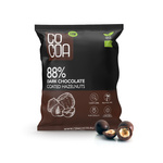 Φουντούκια σε μαύρη σοκολάτα 88% bio 70 g - COCOA