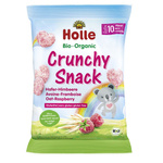 Βιολογικές Μπουκιές καλαμποκιού και βρώμης με σμέουρο και μπανάνα, χωρίς πρόσθετη ζάχαρη, χωρίς γλουτένη 30 g – Holle