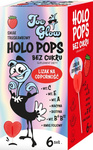 Holopops γλειφιτζούρι φράουλα χωρίς ζάχαρη (6τμχ) 36g - HOLOPOPS