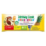 Zdrowy lizak bez cukru o smaku ananasowym - mniam-mniam