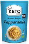 Ζυμαρικά χωρίς γλουτένη (konjac noodle pappardelle) ζυμαρικά bio 270 g - keto chef (better than foods)