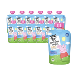 ΣΕT 12 x Πουρές μήλου και αχλαδιού με βρώμη BIO 100 g Peppa Pig - PURE&FUN