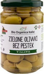 Πράσινες ελιές χωρίς σπόρους σε άλμη bio 280 g (160 g) (βάζο)