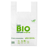 Κομποστοποιήσιμη σακούλα με λογότυπο BIO Planet (60 εκ. x 35 εκ. x 8,5 εκ.)