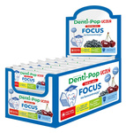 Γλειφιτζούρι γεύση κεράσι-μύρτιλο για συγκέντρωση χωρίς ζάχαρη χωρίς γλουτένη συμπλήρωμα διατροφής 6 g - Mniam Mniam Starpharma – Denti - Pop