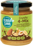 Crunchy mix nut cream (4 ξηροί καρποί) bio 250 g - Terrasana