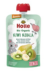 Holle, Πουρές σε σωληνάριο Kiwi Koala (αχλάδι - μπανάνα - ακτινίδιο), χωρίς προσθήκη ζάχαρης, από 8 μηνών, Demeter βιολογικό 100 g