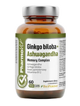Ginkgo biloba + Ashwagandha Σύμπλεγμα Μνήμης συμπλήρωμα διατροφής 60 κάψουλες – Pharmovit