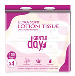 Υγρά μαντηλάκια μπαμπού με αλόη βέρα και γλυκερίνη (4 x 100 τεμ.) 400 τεμ. – Gentle Day