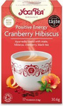 Τσάι θετική ενέργεια κράνμπερι - ιβίσκος (Positive Energy Cranberry Hibiscus) Βιολογικό (17 x 1,8 g) 30,6 g – Yogi Tea