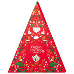 English Tea Shop, BIO Advent Calendar Χριστουγεννιάτικο δέντρο κόκκινο τσάι 13 γεύσεις, 25 πυραμίδες