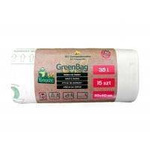 Σακούλες απορριμμάτων για βιολογικά και μεικτά (κομποστοποιήσιμες και βιοδιασπώμενες) Greenbag 35 l 15 τεμ. – Froggy